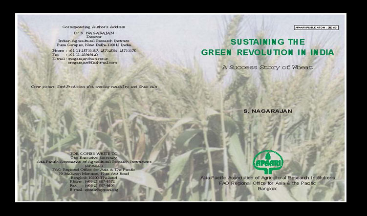 Sustaining the Green Revolution in India