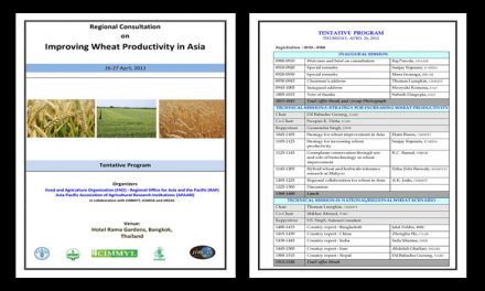 Regional Consultation on Improving Wheat Productivity in Asia, 26-27 April 2012, Bangkok, Thailand