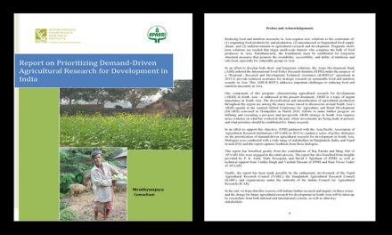 Report on Prioritization of Demand-Driven Agricultural Research for Development in India, 2011