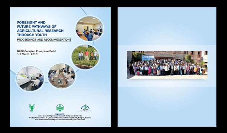 Foresight and Future Pathways of Agricultural Research through Youth, 1-2 March 2013 – Proceedings