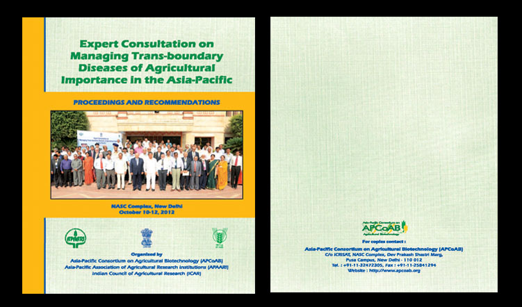 Expert Consultation on Managing Trans-boundary Diseases of Agricultural Importance in the Asia-Pacific, 10-12 October 2012 – Proceedings