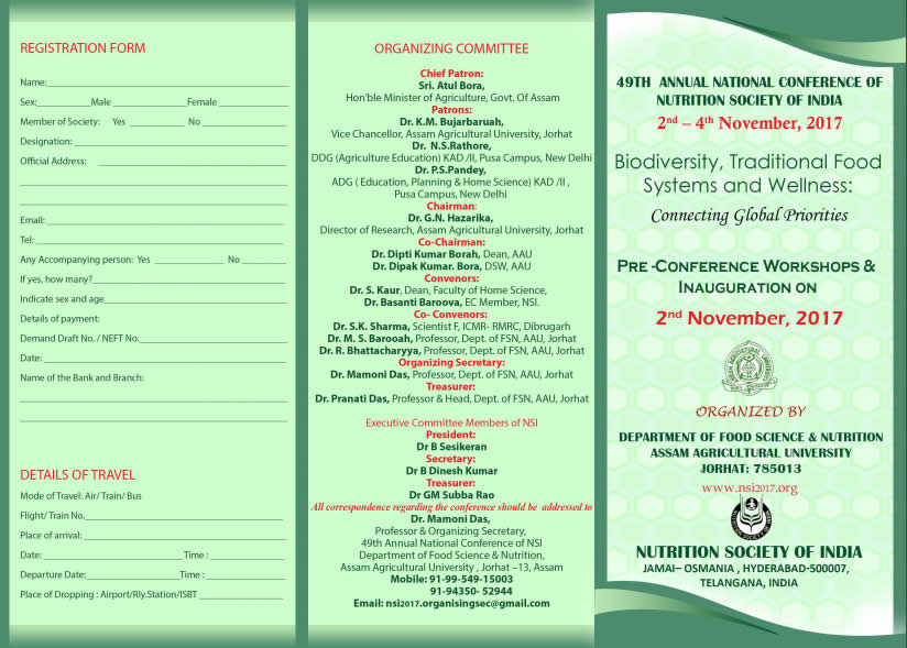 National Conference of Nutrition Society of India