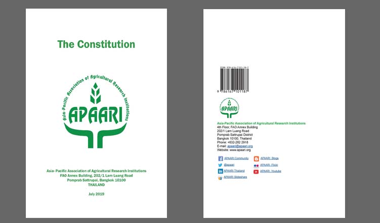 APAARI Constitution Seventh Edition – July 2019