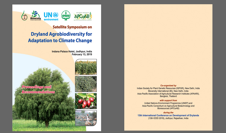 Satellite Symposium on Dryland Agrobiodiversity for Adaptation to Climate Change