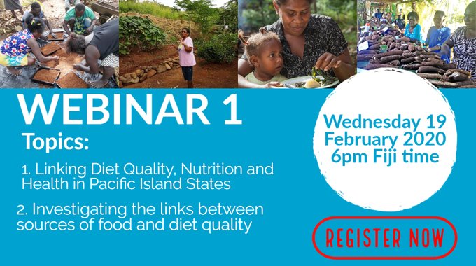 Webinars on Pacific Community Food Production Initiatives for Improving Nutrition