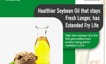 Healthier Soybean oil that stays fresh longer, has extended fry life.