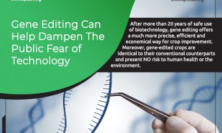 Gene Editing can Help Dampen the Public Fear of Technology