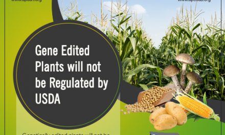 Gene Edited Plants will NOT be Regulated by USDA