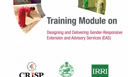 Training Module: Designing and Delivering Gender Responsive Extension and Advisory Services