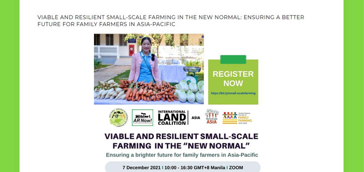 Making Small-scale Farming Viable and Resilient in the New Normal: Ensuring a brighter future for family farmers in Asia-Pacific