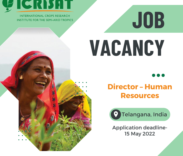 Vacancy Announcement for the position of Director – Human Resources at ICRISAT